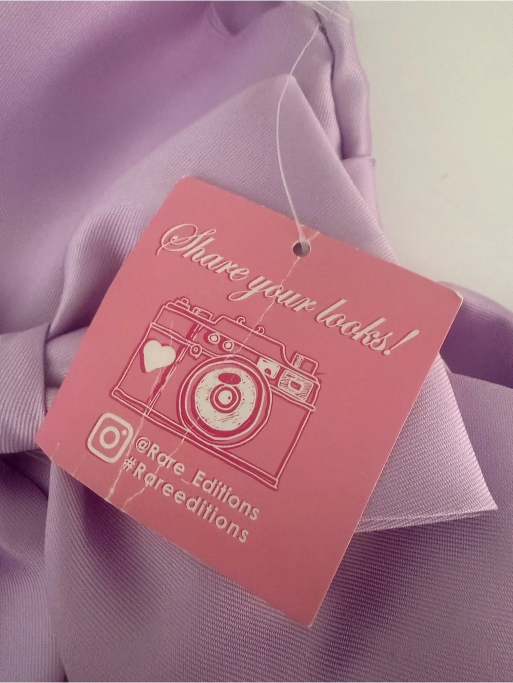 Rare Editions Lilac Satin Party Dress with Bow
